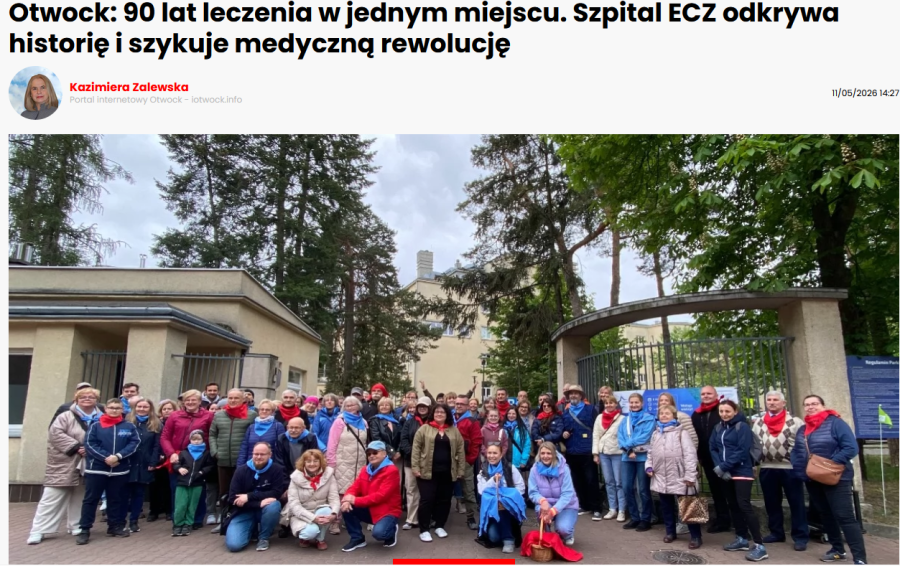 Otwock: 90 lat leczenia w jednym miejscu. Szpital ECZ odkrywa historię i szykuje medyczną rewolucję