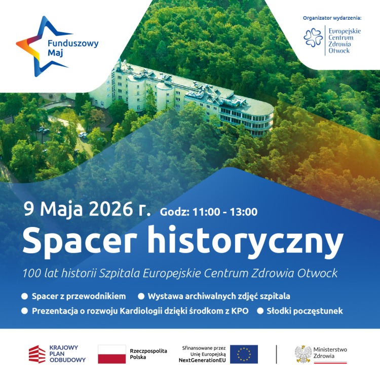 Spacer historyczno-krajoznawczy – 100 lat historii Europejskiego Centrum Zdrowia Otwock